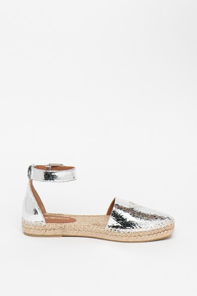 Emporio Armani Sandale tip espadrile de piele Femei