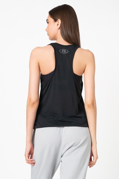 Under Armour Top lejer cu logo Threadborne Train Femei