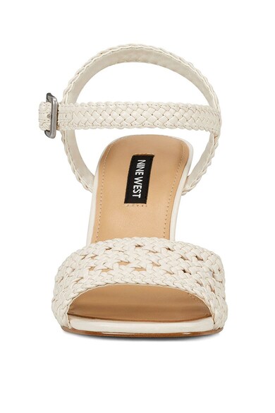 NINE WEST Sandale de piele ecologica, cu toc masiv Gwenny Femei