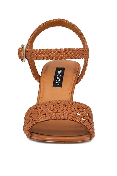 NINE WEST Sandale de piele ecologica, cu toc masiv Gwenny Femei