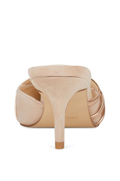 NINE WEST Papuci cu toc kitten, de piele intoarsa Abbe Femei