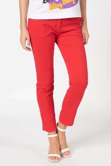 Love Moschino Pantaloni slim fit cu gaici pentru curea Femei