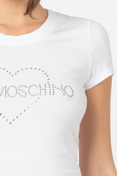 Love Moschino Póló strasszkövekkel díszítve női