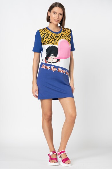 Love Moschino Rochie mini tip tricou, cu imprimeu grafic Femei