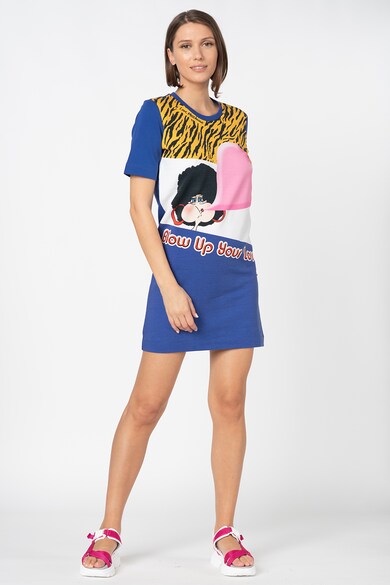 Love Moschino Rochie mini tip tricou, cu imprimeu grafic Femei