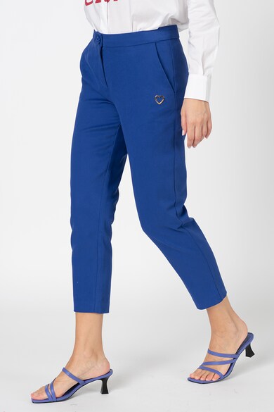 Love Moschino Pantaloni crop cu buzunare oblice Femei