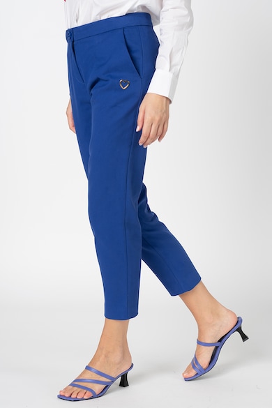 Love Moschino Pantaloni crop cu buzunare oblice Femei