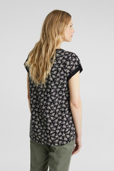 Esprit Tricou din bumbac organic, cu model floral Femei