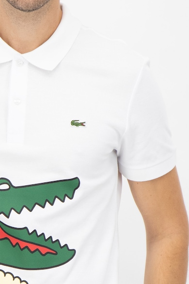 Lacoste Tricou polo cu imprimeu grafic Barbati