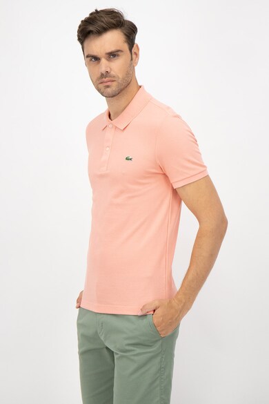 Lacoste Tricou polo slim fit din material pique Barbati