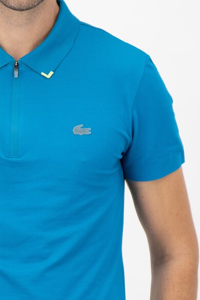 Lacoste Tricou polo cu fenta cu fermoar Barbati