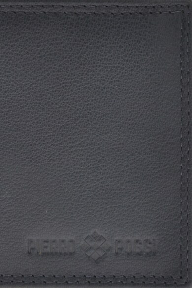 Pierro Poggi Кожен портфейл с двойно прегъване и лого Мъже