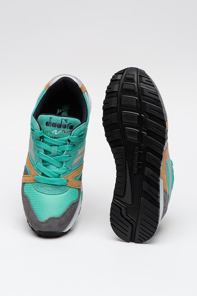 Diadora NYL II colorblock dizájnú sneaker nyersbőr részletekkel női