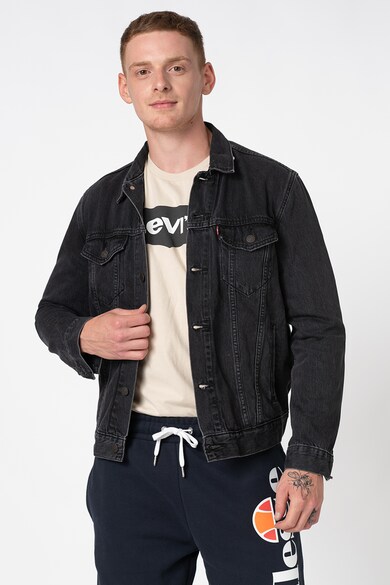 Levi's Jacheta trucker din amestec de lyocell si denim Barbati