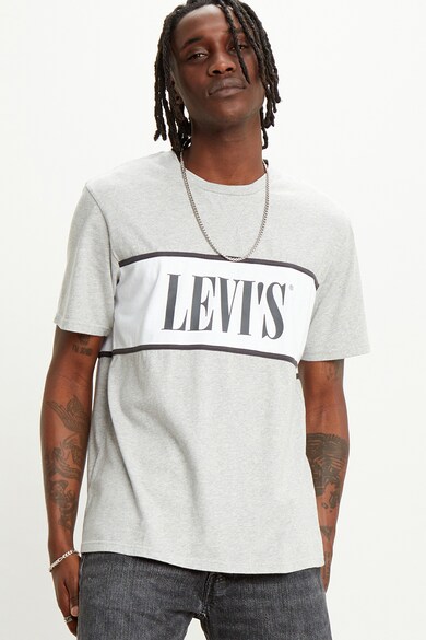 Levi's Tricou cu decolteu la baza gatului si imprimeu logo 09 Barbati