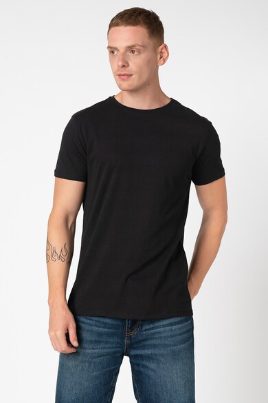 Trendyol Памучна тениска с овално деколте, 2 броя Мъже