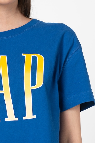 GAP Tricou cu logo supradimensionat catifelat Femei