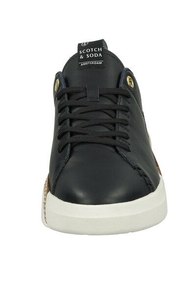 Scotch & Soda Bőr sneaker nyersbőr betétekkel férfi