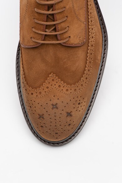 Scotch & Soda Pantofi brogue de piele intoarsa Merapi Barbati