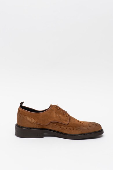 Scotch & Soda Pantofi brogue de piele intoarsa Merapi Barbati