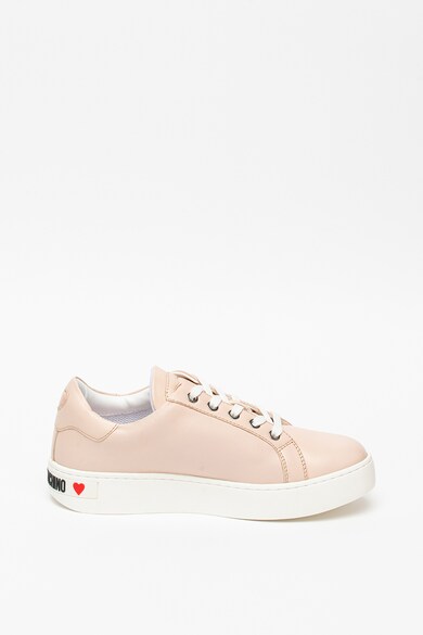 Love Moschino Sneaker bőrbetétekkel női