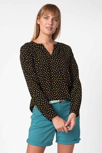 Esprit Bluza vaporoasa tip tunica cu model abstract Femei