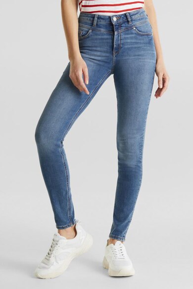 Esprit Skinny fit farmernadrág magas derékrésszel női