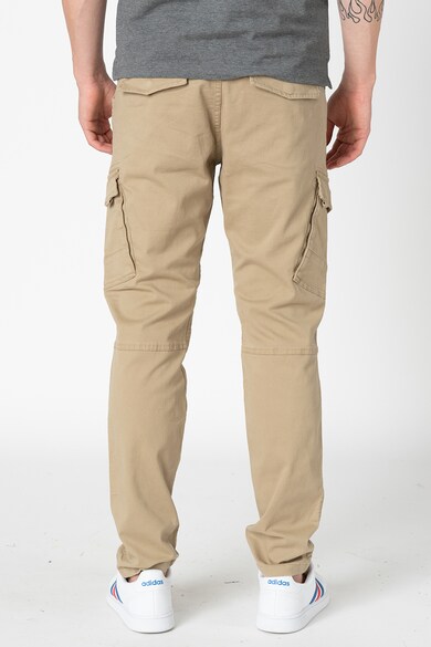 Esprit Pantaloni cargo slim fit din amestec de bumbac organic Barbati