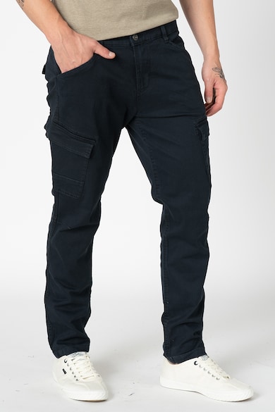 Esprit Pantaloni cargo slim fit din amestec de bumbac organic Barbati