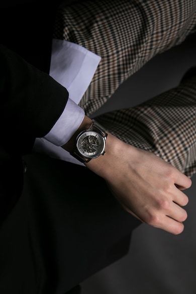 Walter Bach Автоматичен часовник с видим механизъм Мъже