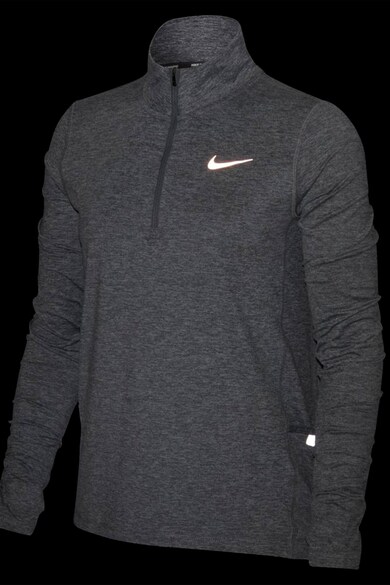 Nike Bluza cu fenta cu fermoar si tehnologie Dri-Fit pentru alergare Femei