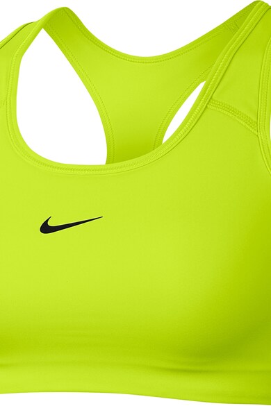 Nike Bustiera cu spate decupat si tehnologie Dri-FIT, pentru fitness Swoosh Femei