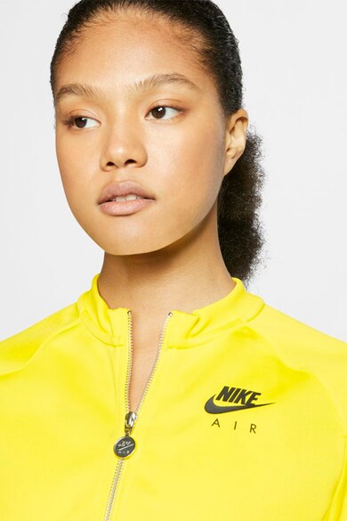 Nike Bluza sport crop cu imprimeu logo Air Femei