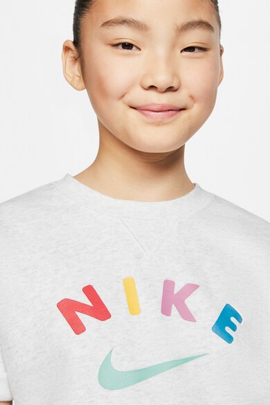 Nike Logómintás póló kenguruzsebbel Lány