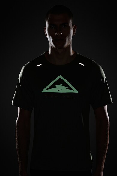 Nike Tricou cu tehnologie Dri-FIT si imprimeu grafic, pentru alergare Rise 365 Barbati