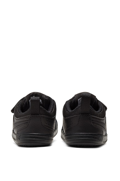 Nike Pantofi sport din piele cu velcro, Pico 5, Negru Fete