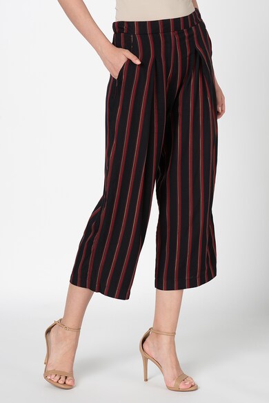 Antonia M Pantaloni crop cu model in dungi Femei