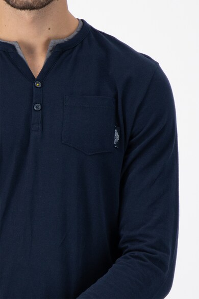 Tom Tailor Bluza Henley cu buzunar aplicat Barbati