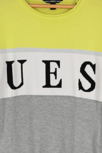 GUESS JEANS Midi pulóverruha nagyméretű logóval Lány