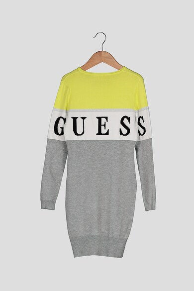 GUESS JEANS Midi pulóverruha nagyméretű logóval Lány