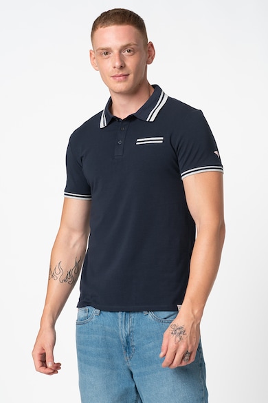 GUESS JEANS Tricou polo cu detalii contrastante Barbati