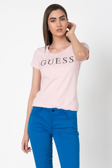 GUESS JEANS Tricou cu imprimeu logo 53 Femei