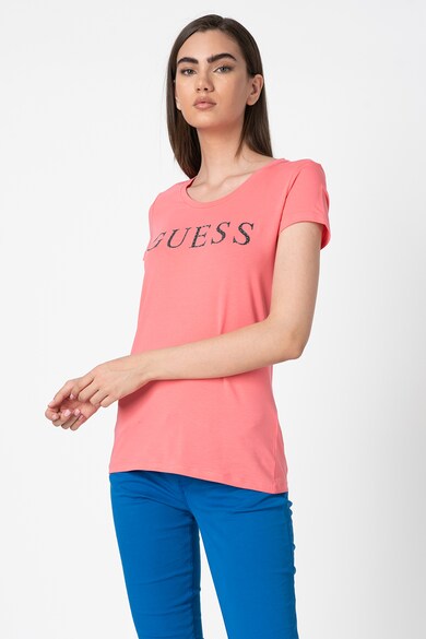 GUESS JEANS Logómintás póló 6 női