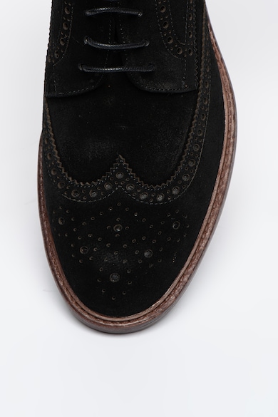 Steve Madden Pantofi Brogue de piele intoarsa Neerick Barbati