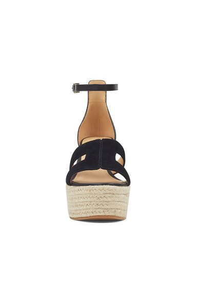 NINE WEST Sandale wedge tip espadrile din piele Adelyn Femei