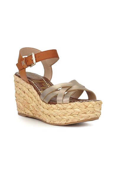 Sam Edelman Sandale wedge tip espadrile de piele Darlene Femei