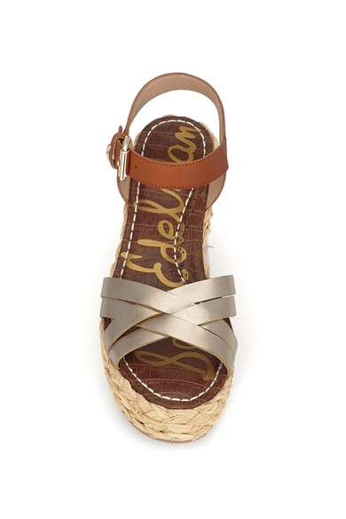 Sam Edelman Sandale wedge tip espadrile de piele Darlene Femei