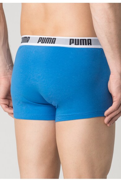 Puma Set de boxeri gri melange cu albastru - 2 perechi Barbati