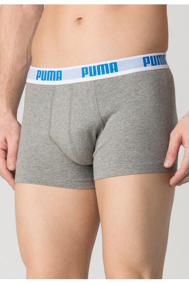 Puma Melange Szürke&Kék Boxer Szett - 2 db férfi