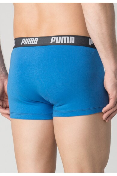 Puma Set de boxeri gri cu albastru – 2 perechi Barbati